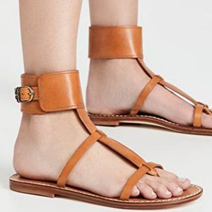 Sam Edelman Mollie Flat Sandals Sz 7 1/2 Worn Once